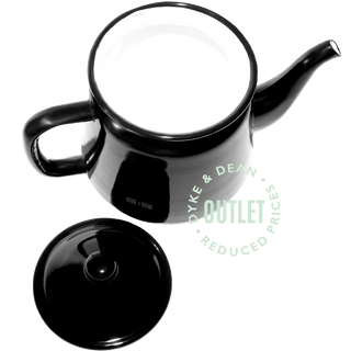 ENAMEL TEAPOT BLACK OUTLET - DYKE & DEAN