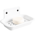 ENAMEL WALL MOUNTED SOAP DISH - DYKE & DEAN