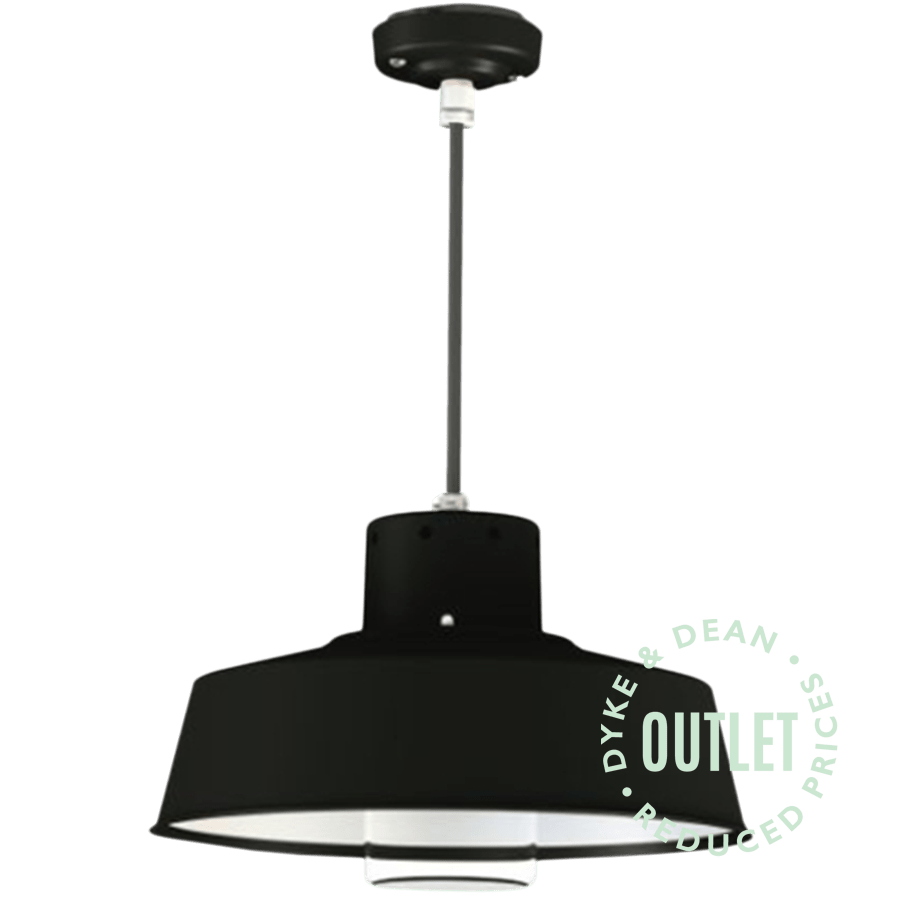 FAKTORY DARK GREY MODEL 2 PENDANT LIGHT SHADE OUTLET - DYKE & DEAN