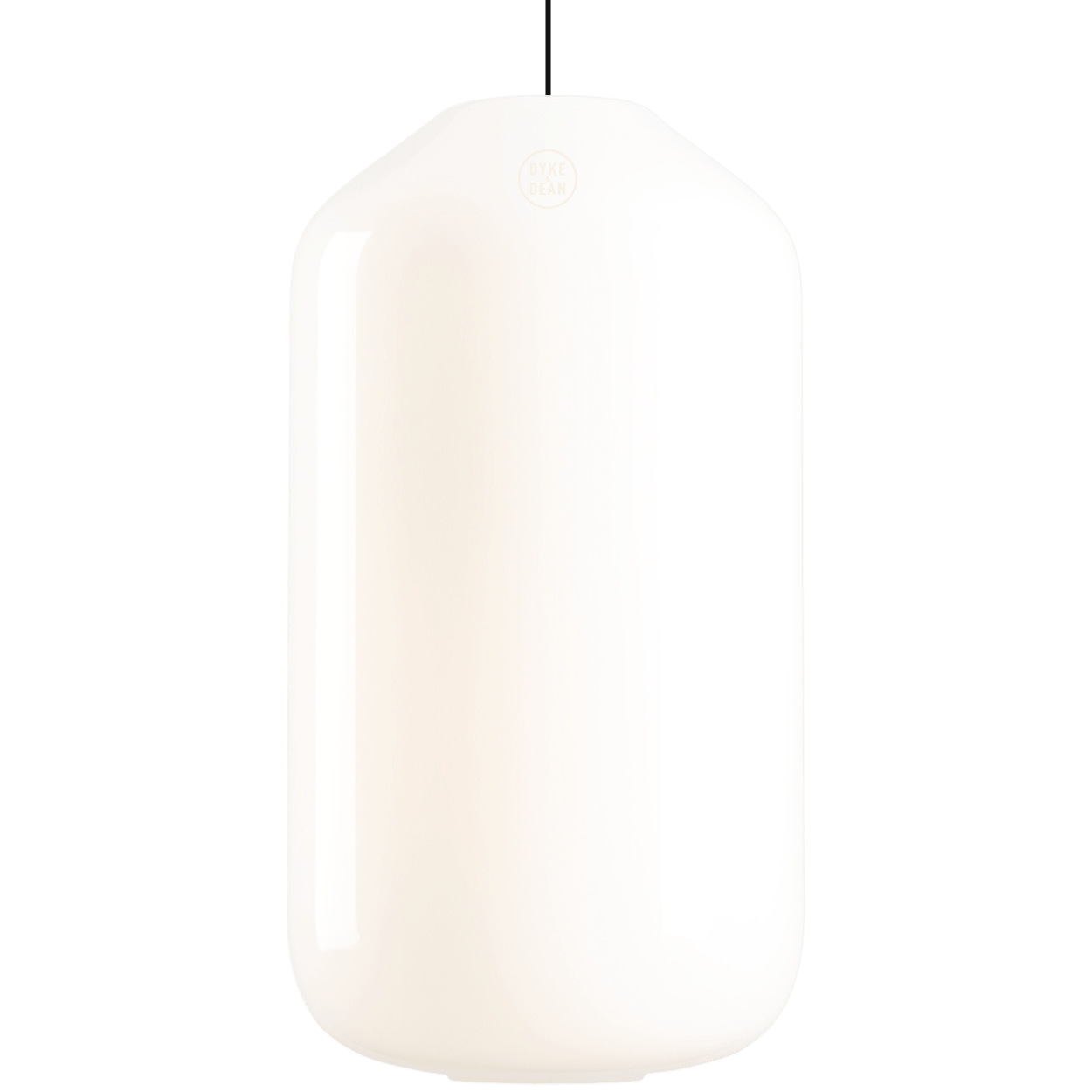 FLASK BLACK GLASS PENDANT LIGHT LARGE - DYKE & DEAN
