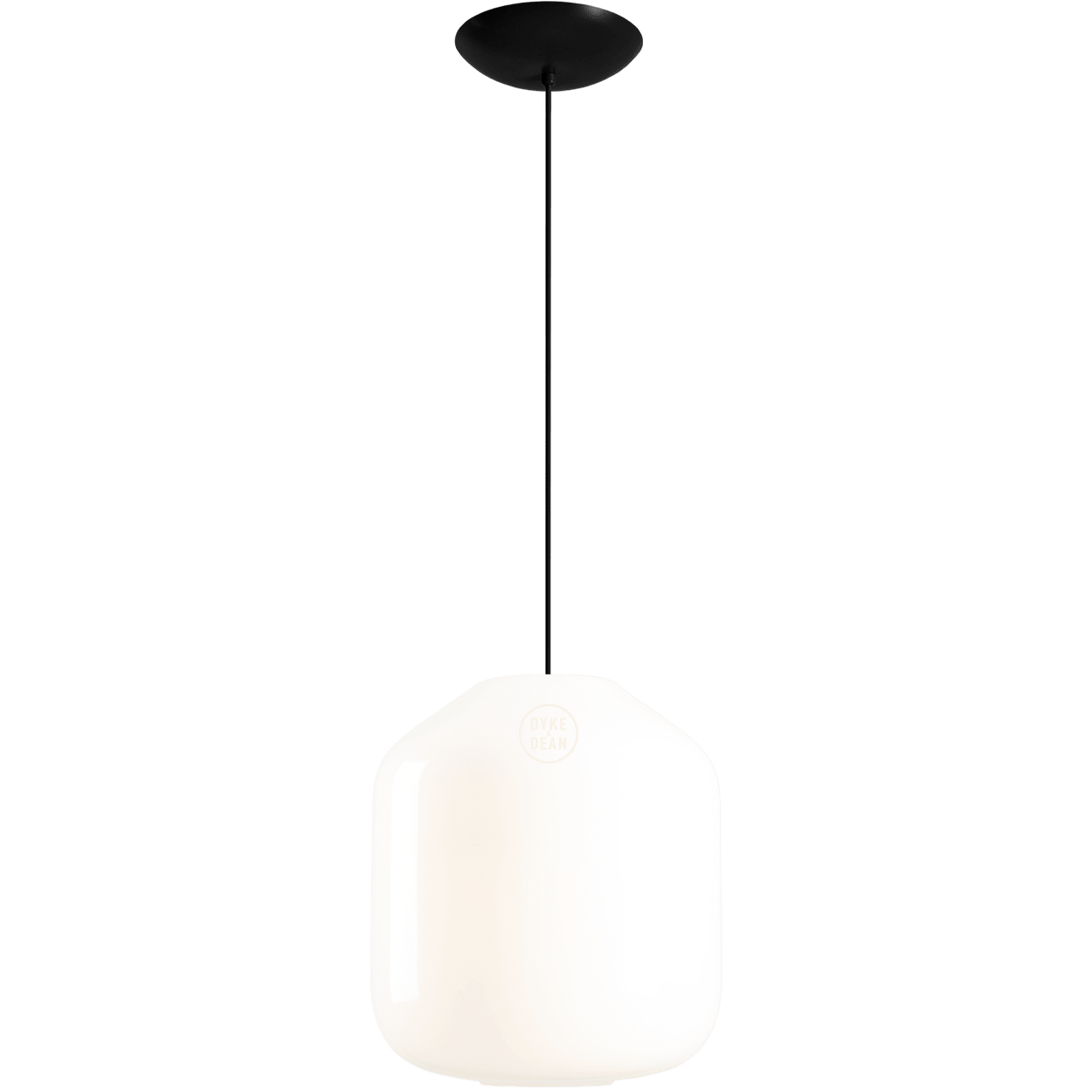 FLASK BLACK GLASS PENDANT LIGHT MEDIUM - DYKE & DEAN