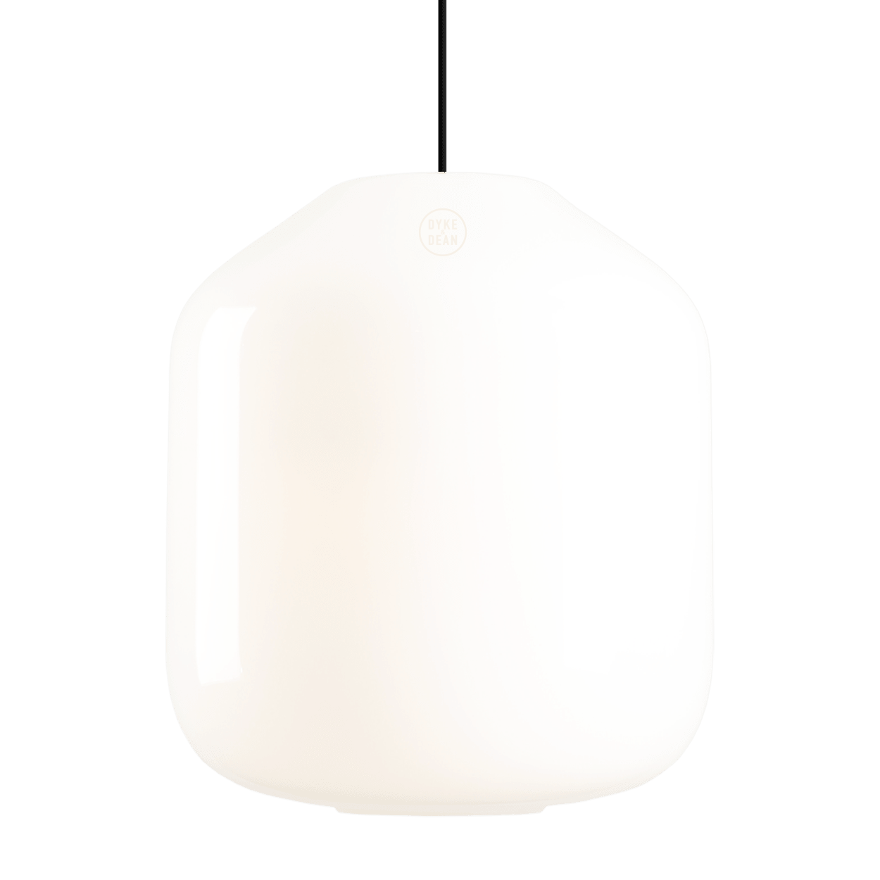 FLASK BLACK GLASS PENDANT LIGHT MEDIUM - DYKE & DEAN