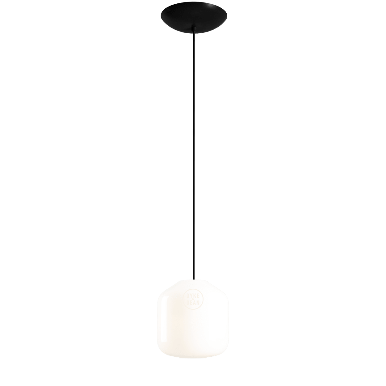 FLASK BLACK GLASS PENDANT LIGHT SMALL - DYKE & DEAN