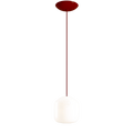 FLASK CHERRY RED GLASS PENDANT LIGHT SMALL - DYKE & DEAN