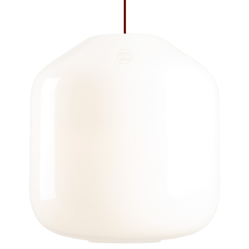 FLASK CHERRY RED GLASS PENDANT LIGHT XL - DYKE & DEAN