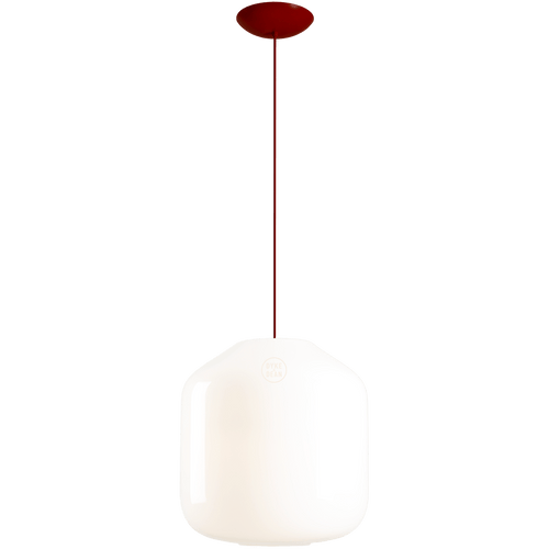 FLASK CHERRY RED GLASS PENDANT LIGHT XL - DYKE & DEAN