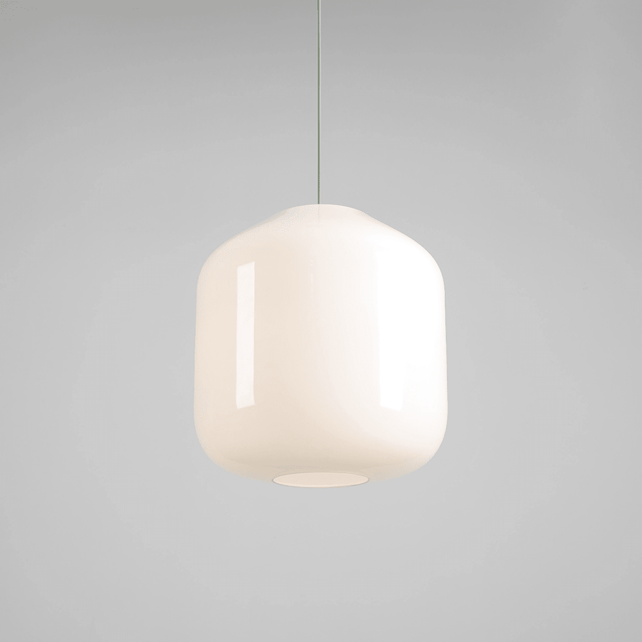 FLASK ORCHID BLACK GLASS PENDANT LIGHT XL - DYKE & DEAN