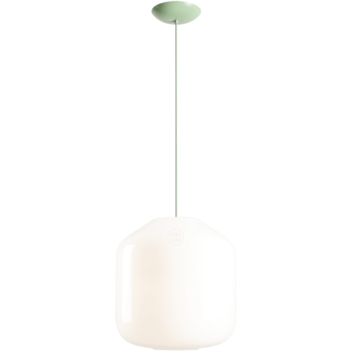 FLASK SAGE GREEN GLASS PENDANT LIGHT XL - DYKE & DEAN
