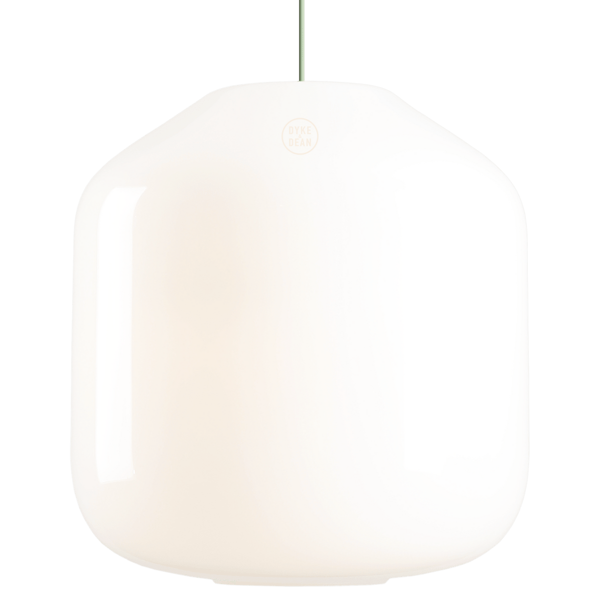 FLASK SAGE GREEN GLASS PENDANT LIGHT XL - DYKE & DEAN