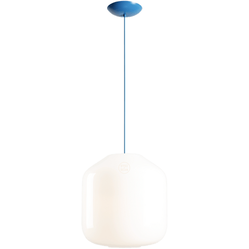 FLASK SAPPHIRE BLUE GLASS PENDANT LIGHT XL - DYKE & DEAN