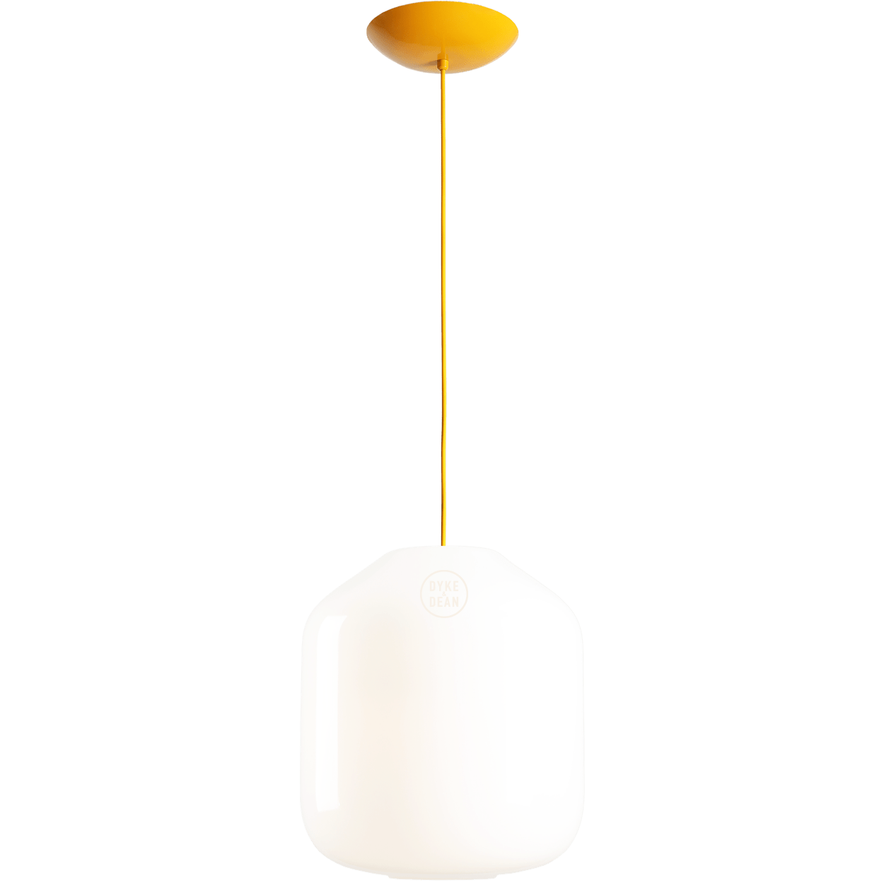 FLASK YELLOW GLASS PENDANT LIGHT MEDIUM - DYKE & DEAN
