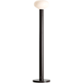 FLO OPAL GLASS ORB FLOOR LIGHT MOKKA - DYKE & DEAN