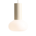 FLO OPAL GLASS ORB SMALL PENDANT LIGHT CREAM - DYKE & DEAN