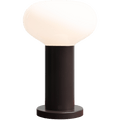 FLO OPAL GLASS ORB SMALL TABLE LIGHT MOKKA - DYKE & DEAN