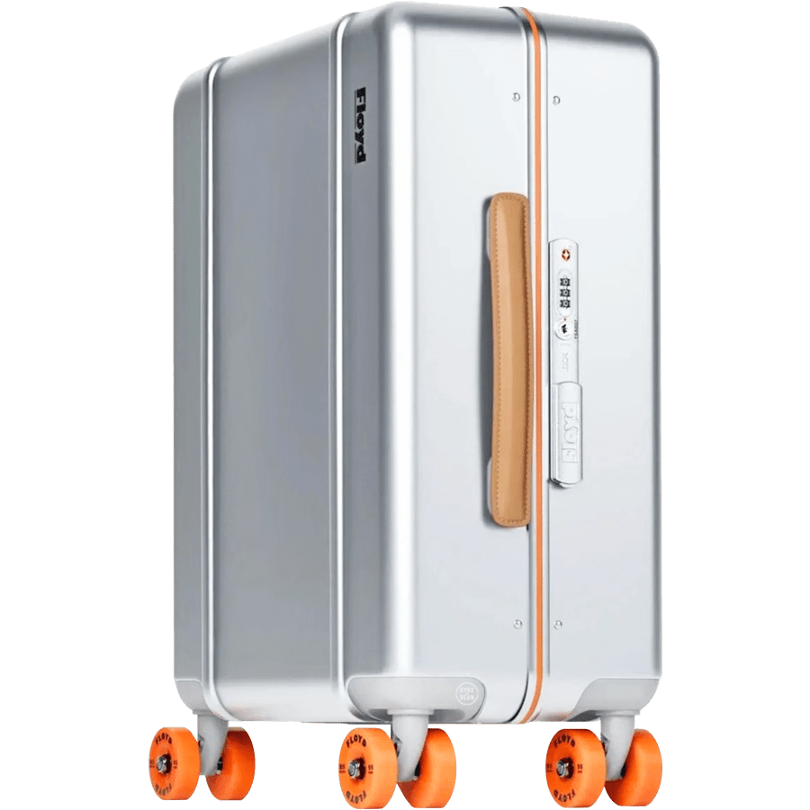 FLOYD CABIN TRAVEL CASE ALUMINIUM SILVERGLIDER - DYKE & DEAN
