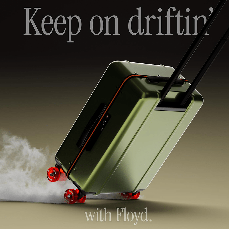 FLOYD CABIN TRAVEL CASE VEGAS GREEN - DYKE & DEAN