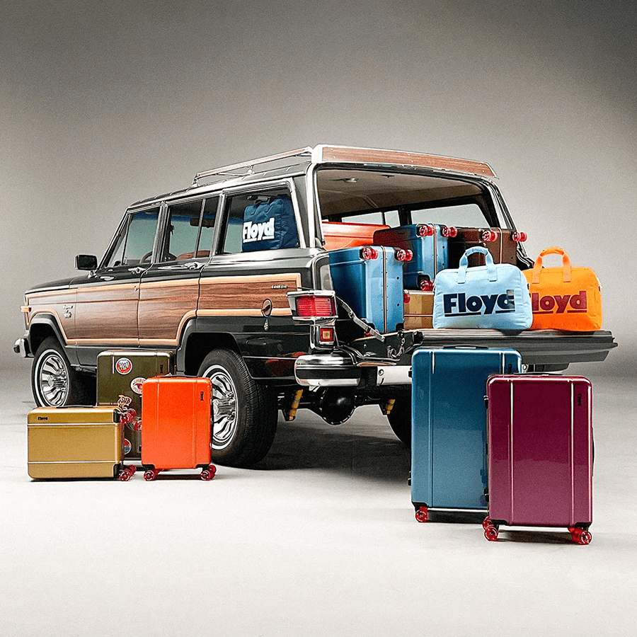 FLOYD CHECK IN TRAVEL CASE BRONCO BROWN - DYKE & DEAN