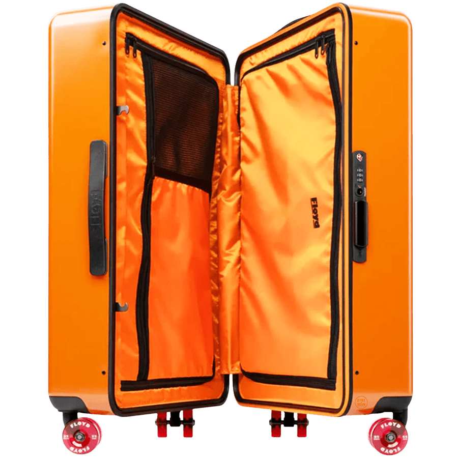 FLOYD CHECK IN TRAVEL CASE HOT ORANGE - DYKE & DEAN