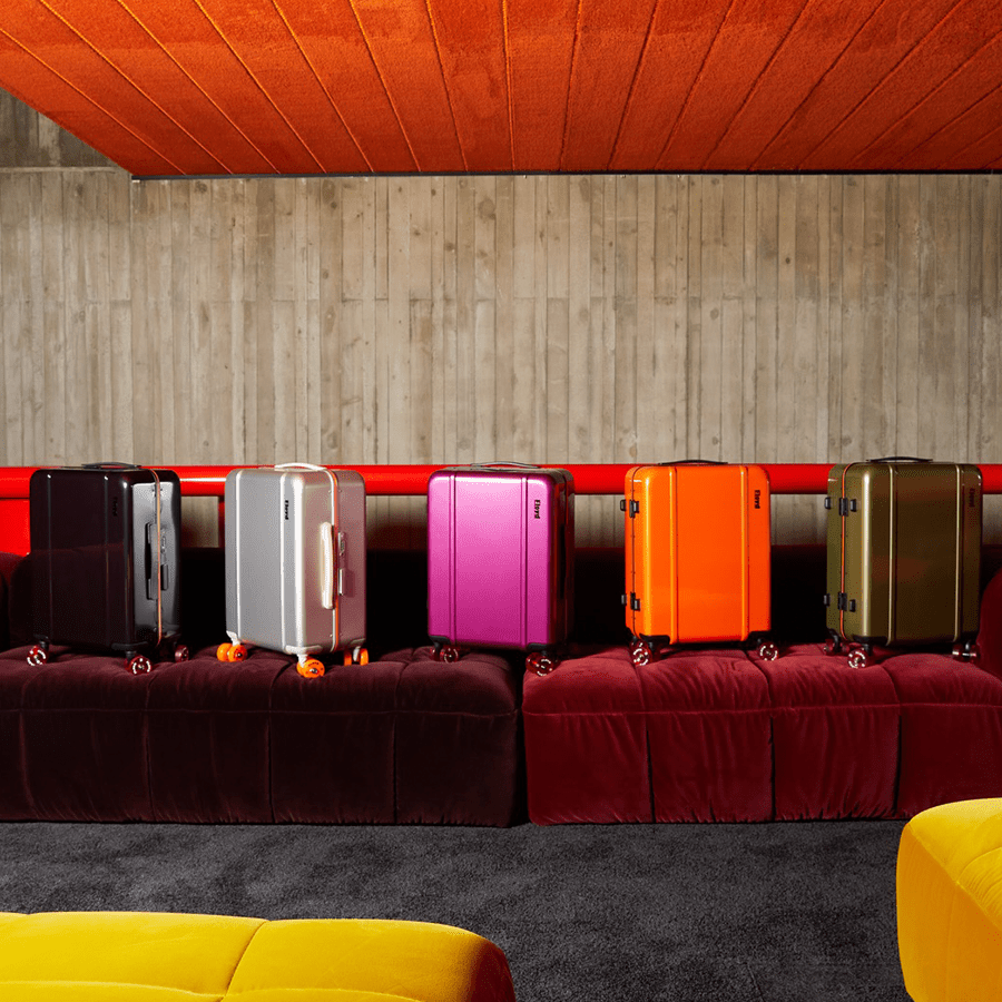 FLOYD CHECK IN TRAVEL CASE HOT ORANGE - DYKE & DEAN