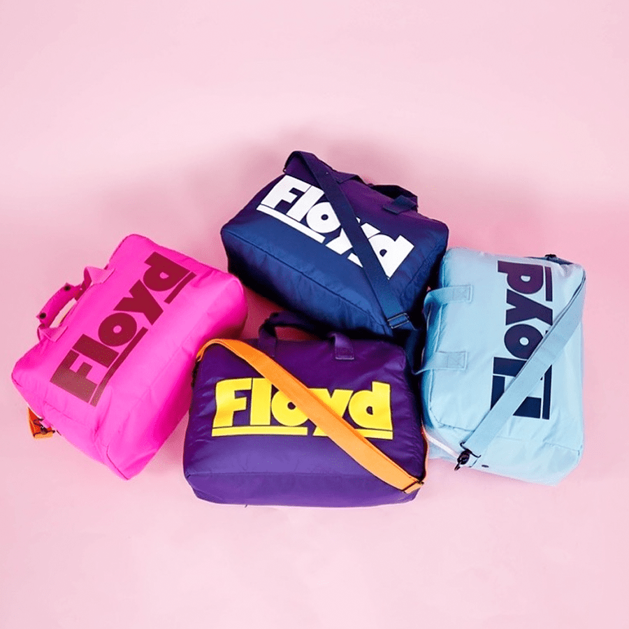 FLOYD WEEKENDER BAG SKY BLUE - DYKE & DEAN