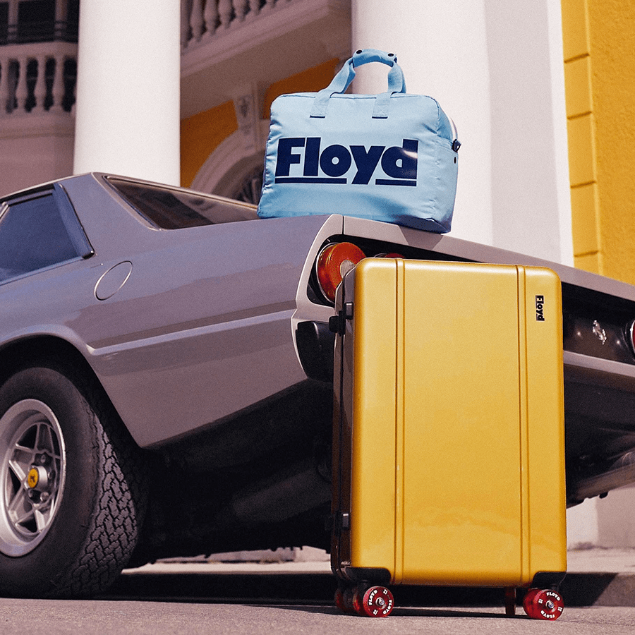 FLOYD WEEKENDER BAG SKY BLUE - DYKE & DEAN