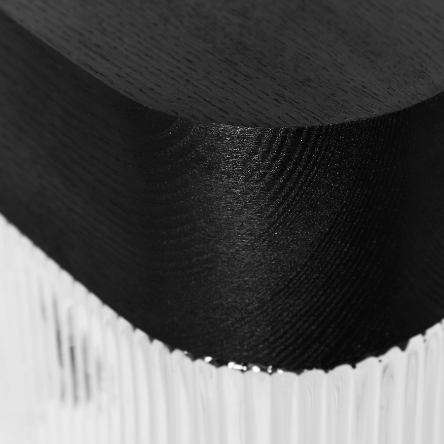 FLUMINA PENDANT LIGHT BLACK WOOD - DYKE & DEAN