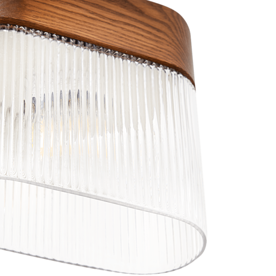 FLUMINA PENDANT LIGHT WOOD - DYKE & DEAN