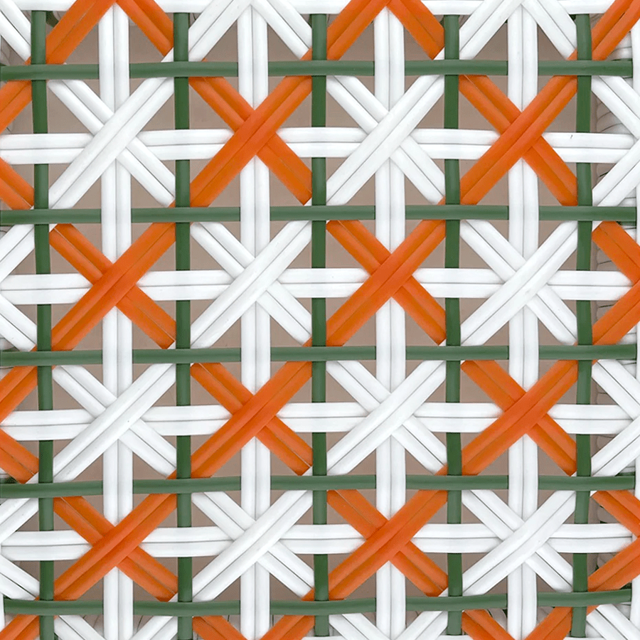 FRENCH BISTRO RATTAN CHAIR FLOWERS PINK - DYKE & DEAN