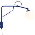 FUNCTIONAL ADJUSTABLE WALL ARM LIGHT COBALT - DYKE & DEAN