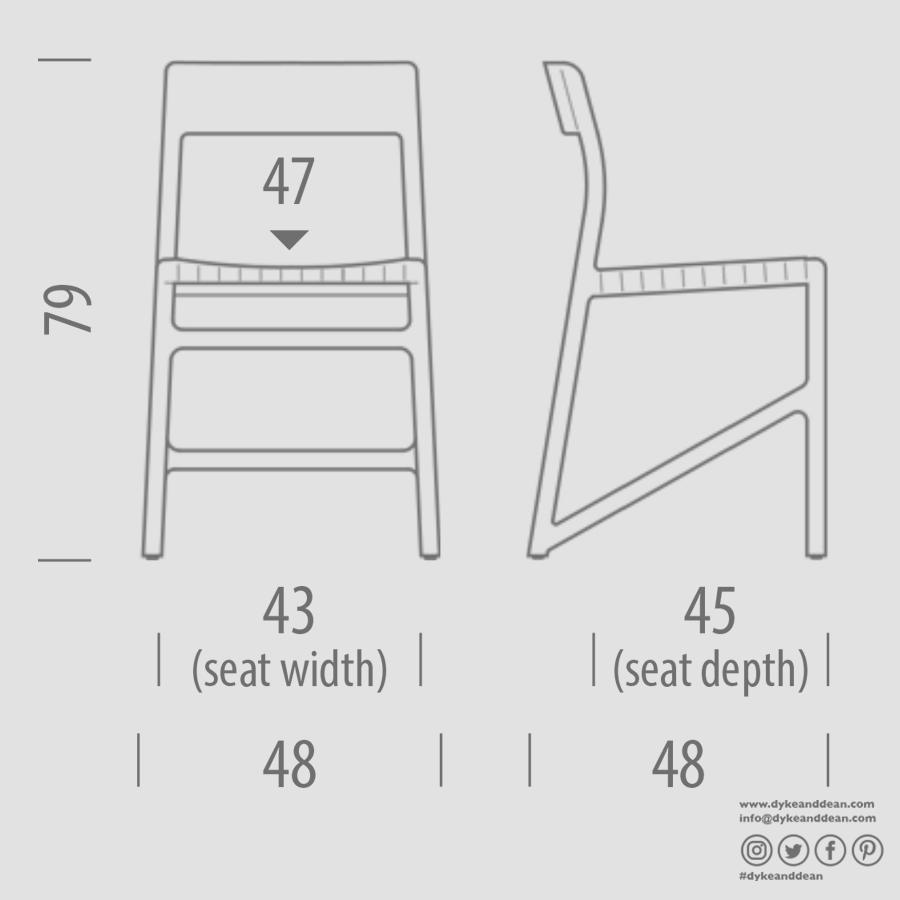 GAZZDA FAWN WHITE FABRIC CHAIR OAK - DYKE & DEAN