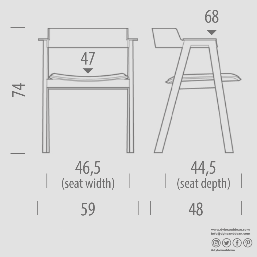 GAZZDA FLIP CHAIR NATURAL OAK - DYKE & DEAN