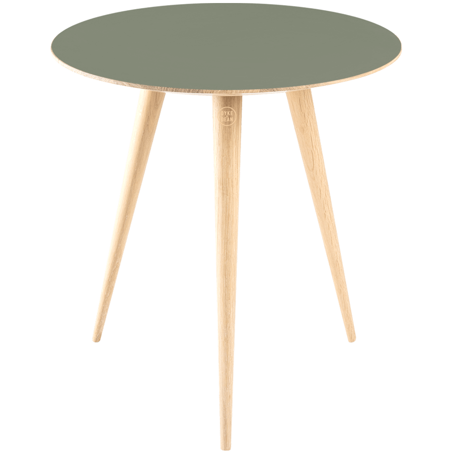 GAZZDA ROUND ARP TABLE NATURAL OAK 45CM - DYKE & DEAN