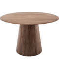 GAZZDA ROUND MUSHROOM TABLE 80 WALNUT - DYKE & DEAN