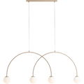 GLOBE HANGING CEILING LIGHT 4 BEIGE - DYKE & DEAN