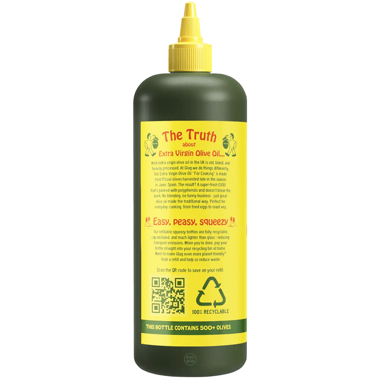 GLUG EXTRA VIRGIN OLIVE OIL FOR COOKING - DYKE & DEAN