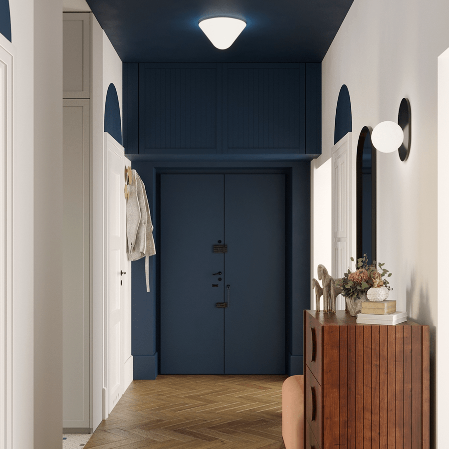 HANEA BLACK WATERPROOF GLOBE WALL LIGHT - DYKE & DEAN