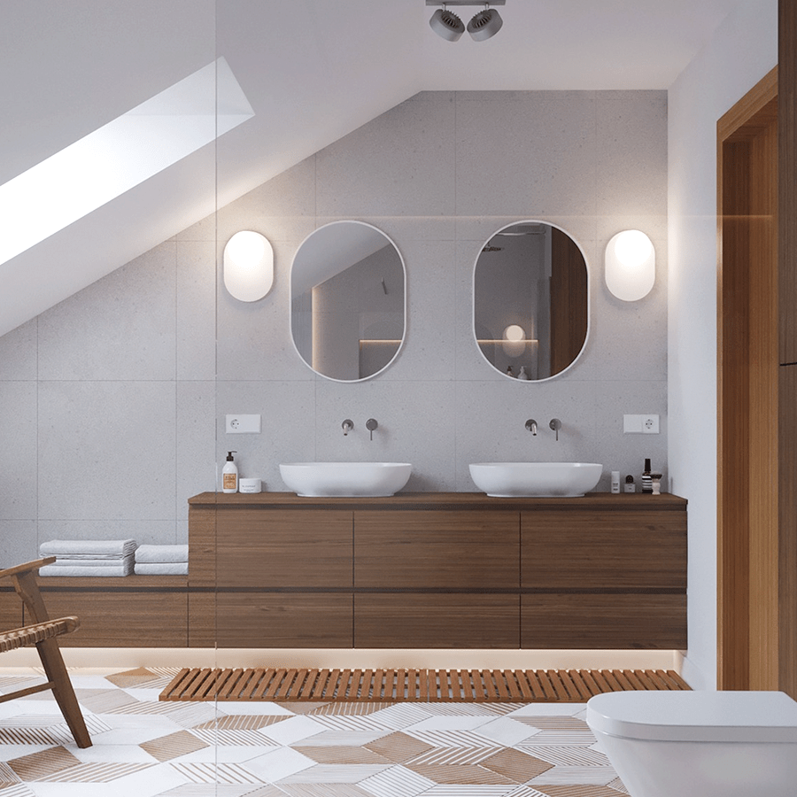 HANEA BRASS WATERPROOF GLOBE WALL LIGHT - DYKE & DEAN