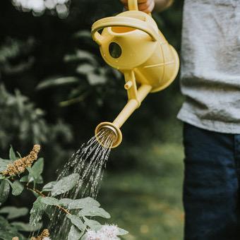 INDOOR PLASTIC WATERING CAN BLUE - DYKE & DEAN