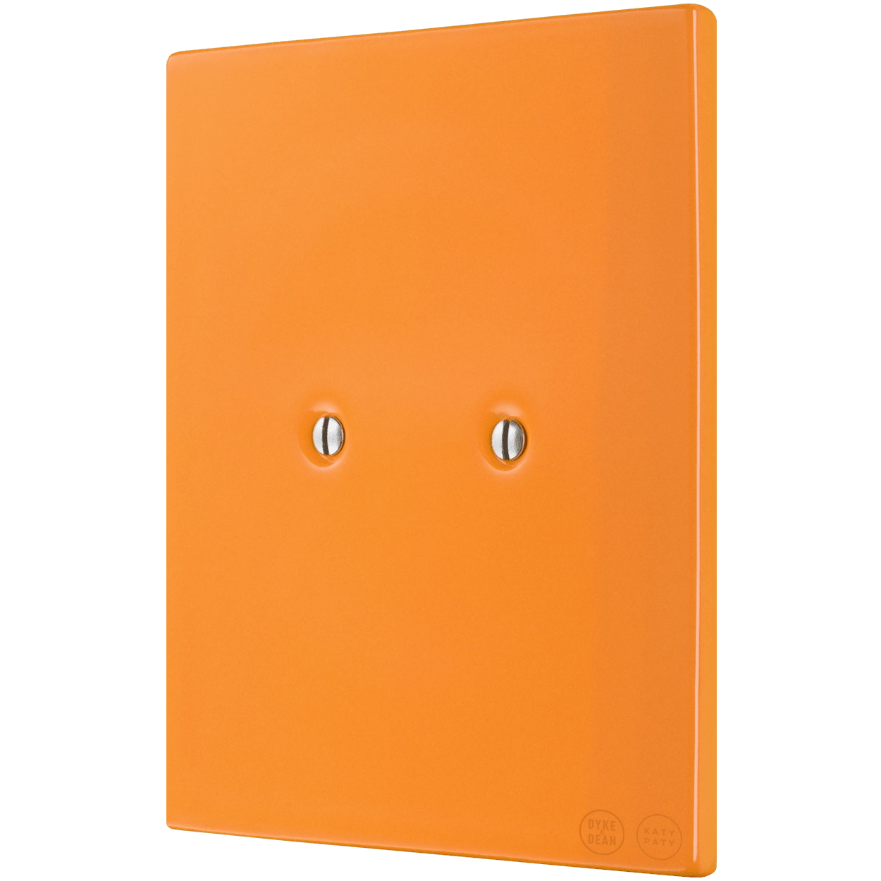 KATY PATY PORCELAIN PLATE WALL END SOCKET CARROT - DYKE & DEAN