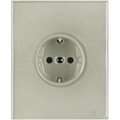 KATY PATY PORCELAIN PLATE WALL SCHUKO SOCKET GREY GREEN - DYKE & DEAN