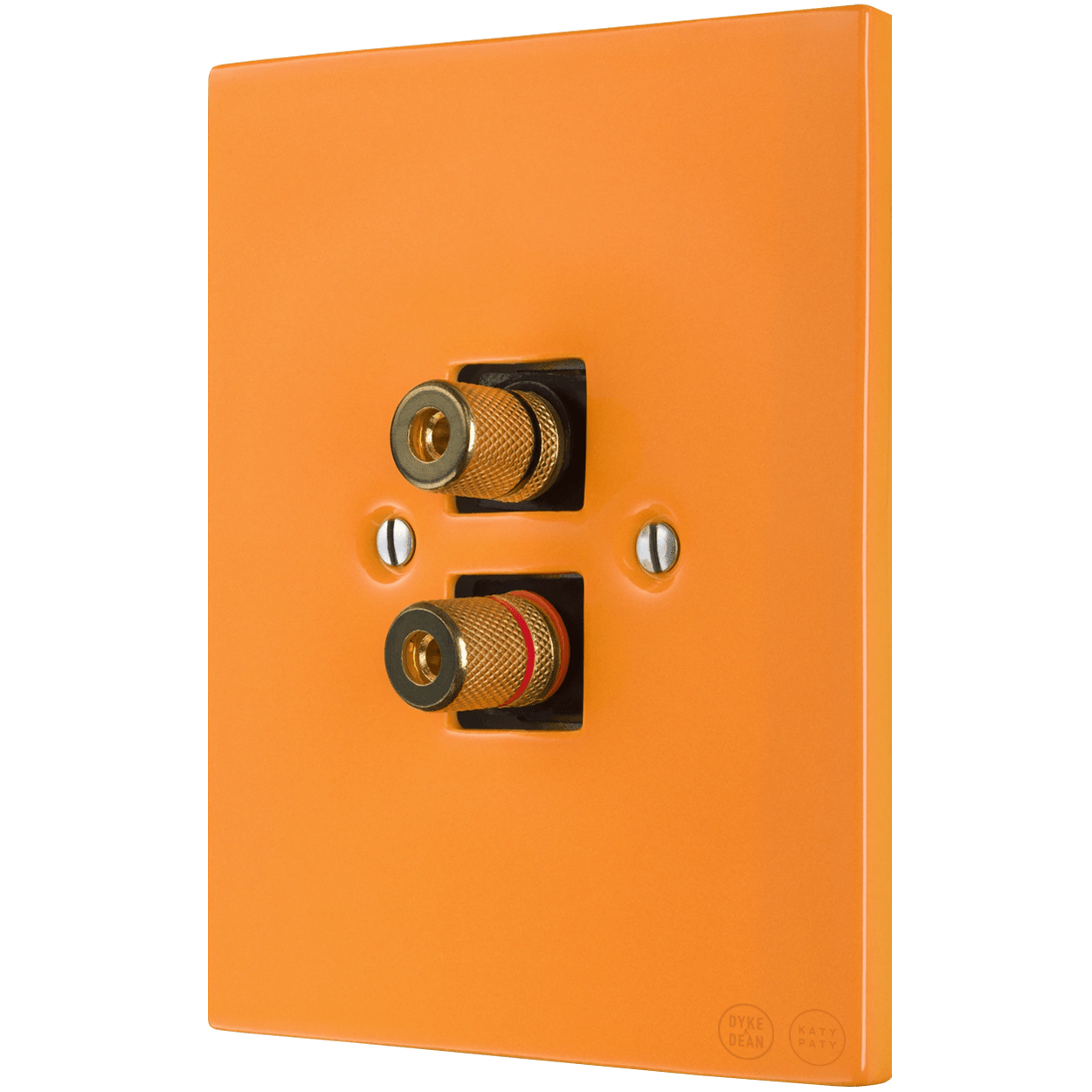 KATY PATY PORCELAIN PLATE WALL SPEAKER SOCKET CARROT - DYKE & DEAN