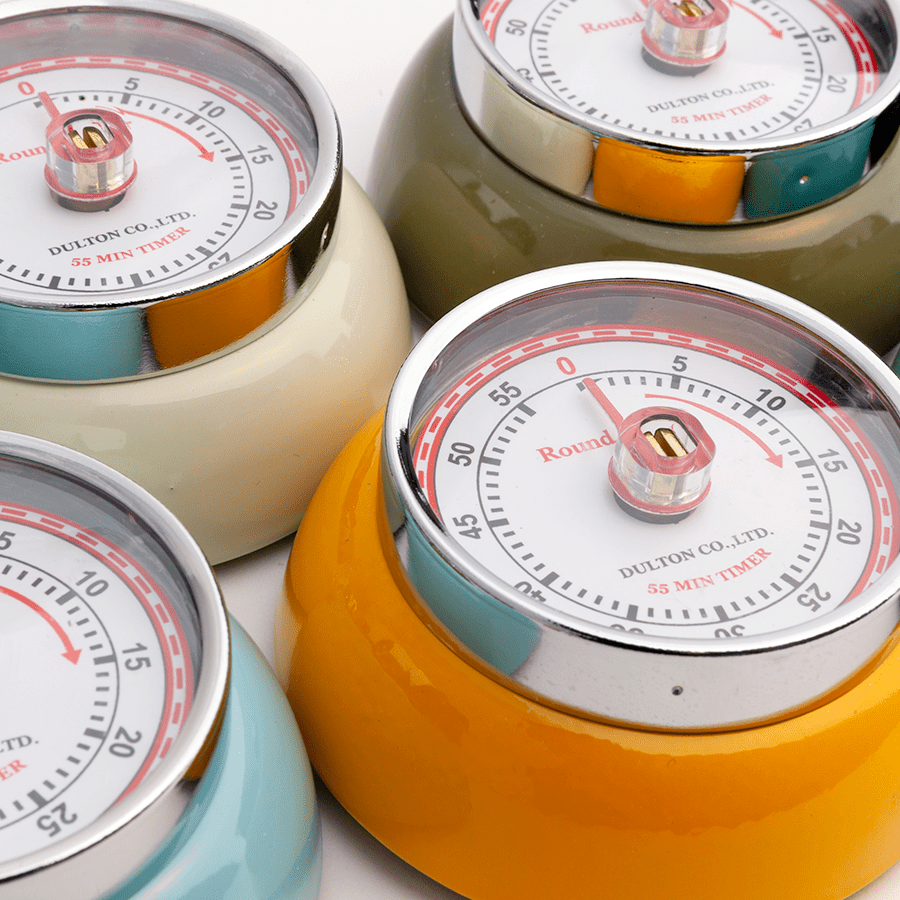 KITCHEN TIMER WITH MAGNET DRAB OLIVE - DYKE & DEAN