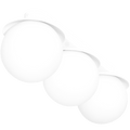 KUUL WATERPROOF CEILING 3 GLOBE LIGHT WHITE - DYKE & DEAN