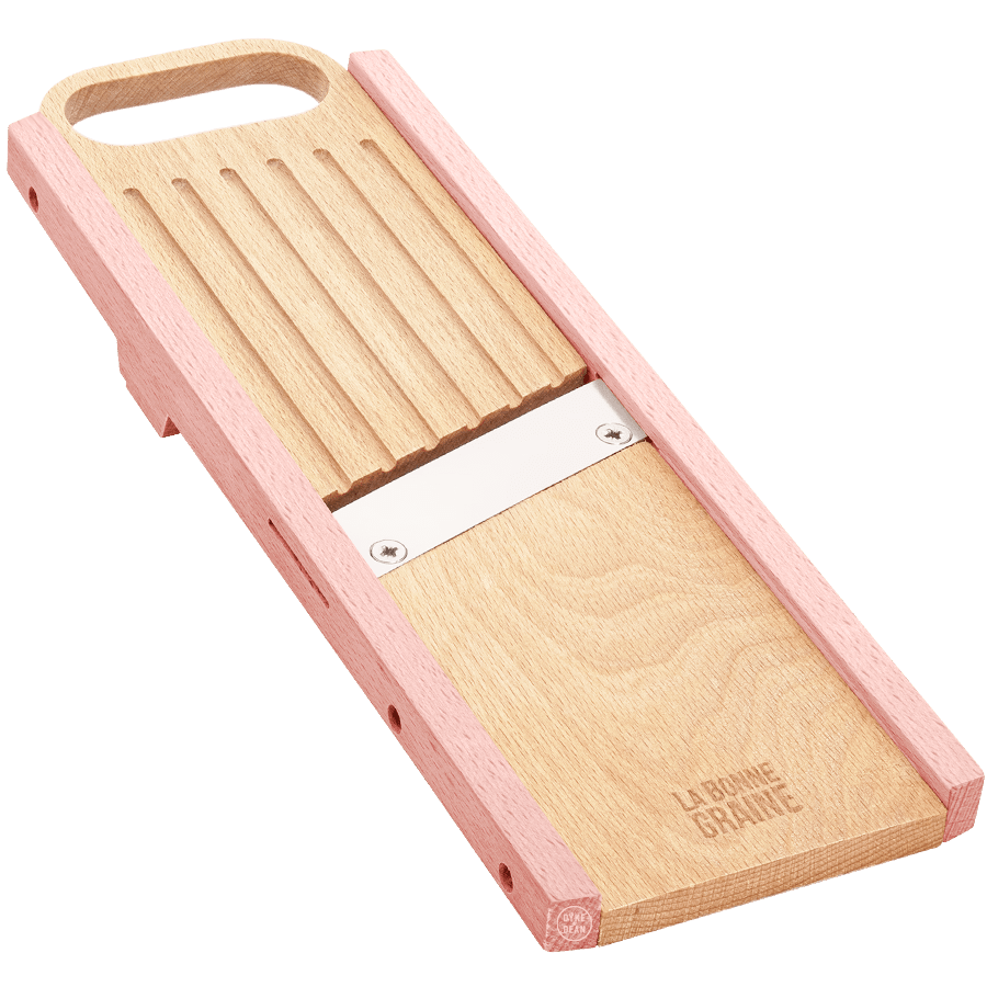 LA BONNE GRAINE WOODEN MANDOLIN KNIFE PINK - DYKE & DEAN
