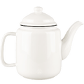 LARGE WHITE CERAMIC TEAPOT - DYKE & DEAN