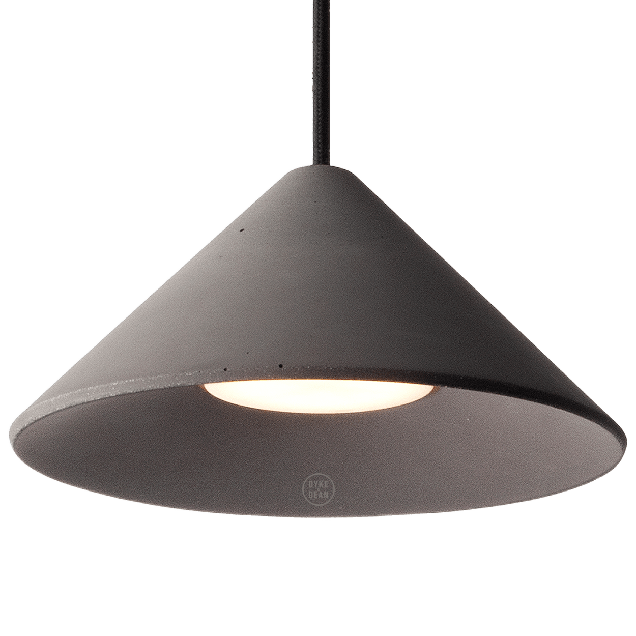 LOLA CONCRETE PENDANT LIGHT SHADE - DYKE & DEAN
