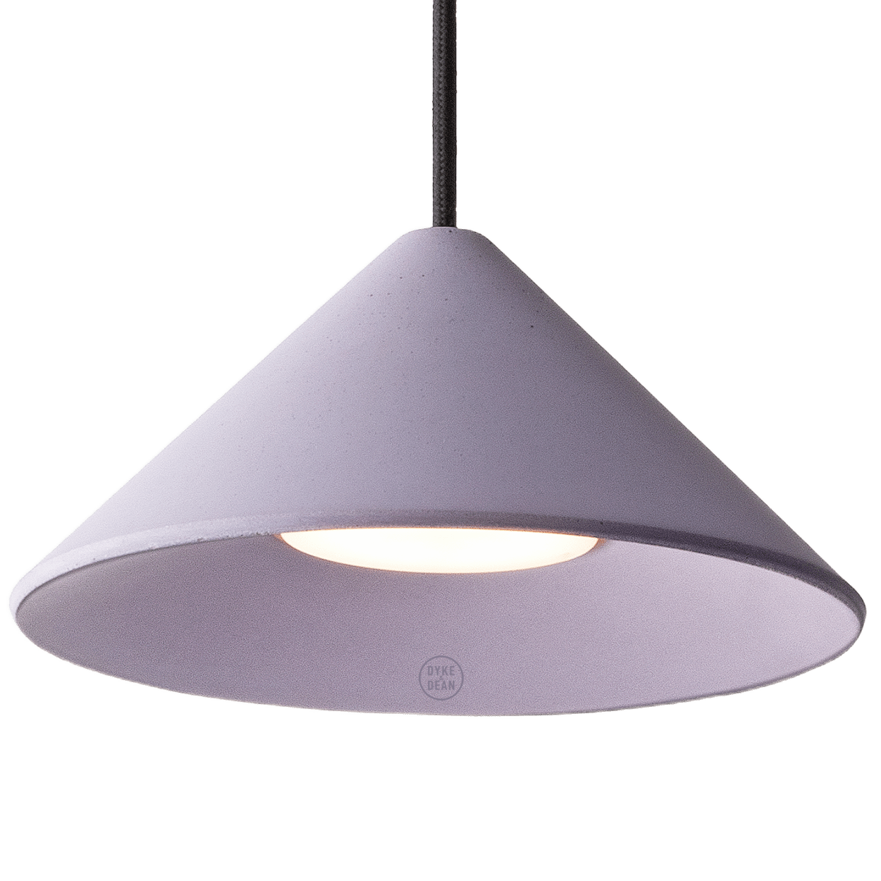 LOLA CONCRETE PENDANT LIGHT SHADE - DYKE & DEAN