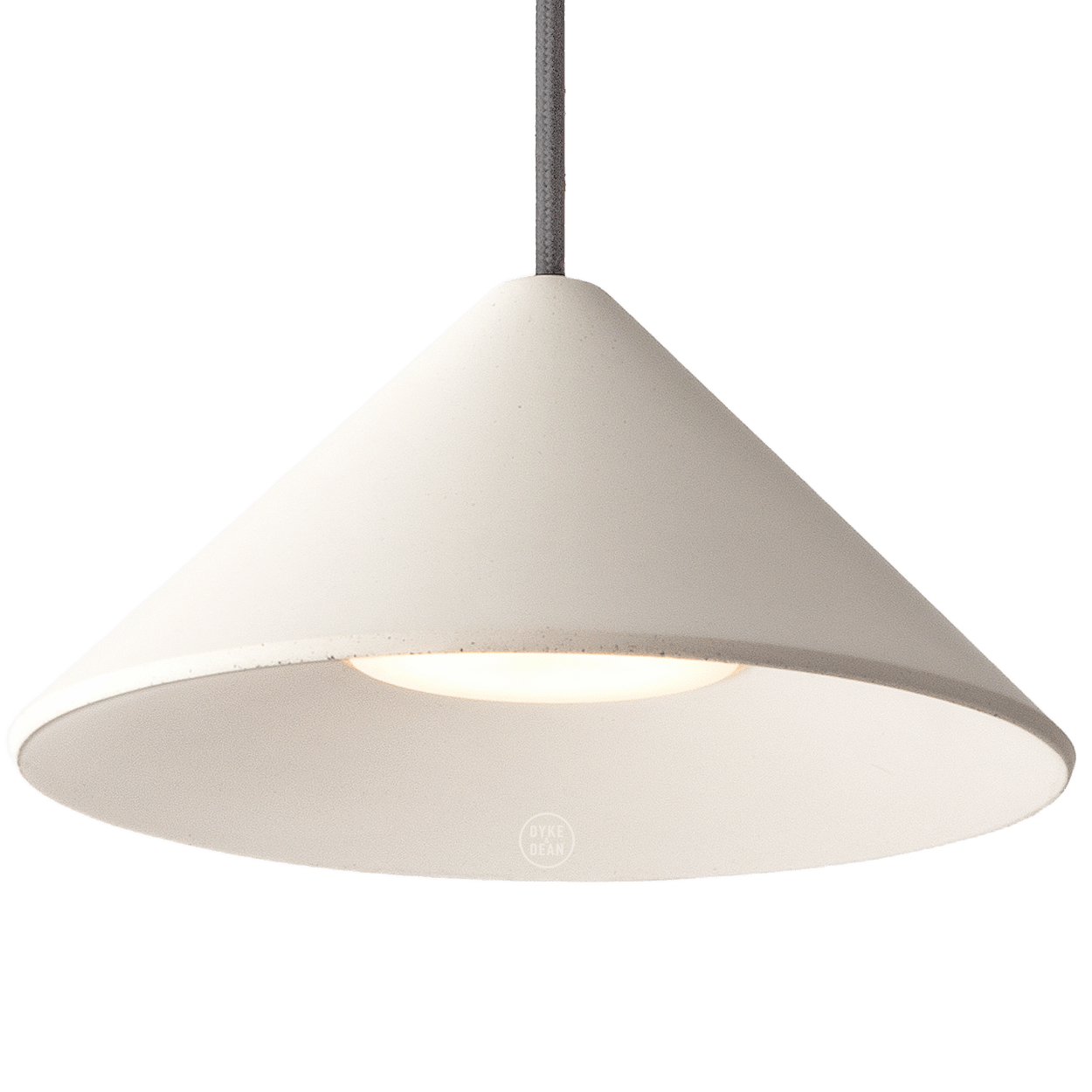 LOLA CONCRETE PENDANT LIGHT SHADE - DYKE & DEAN