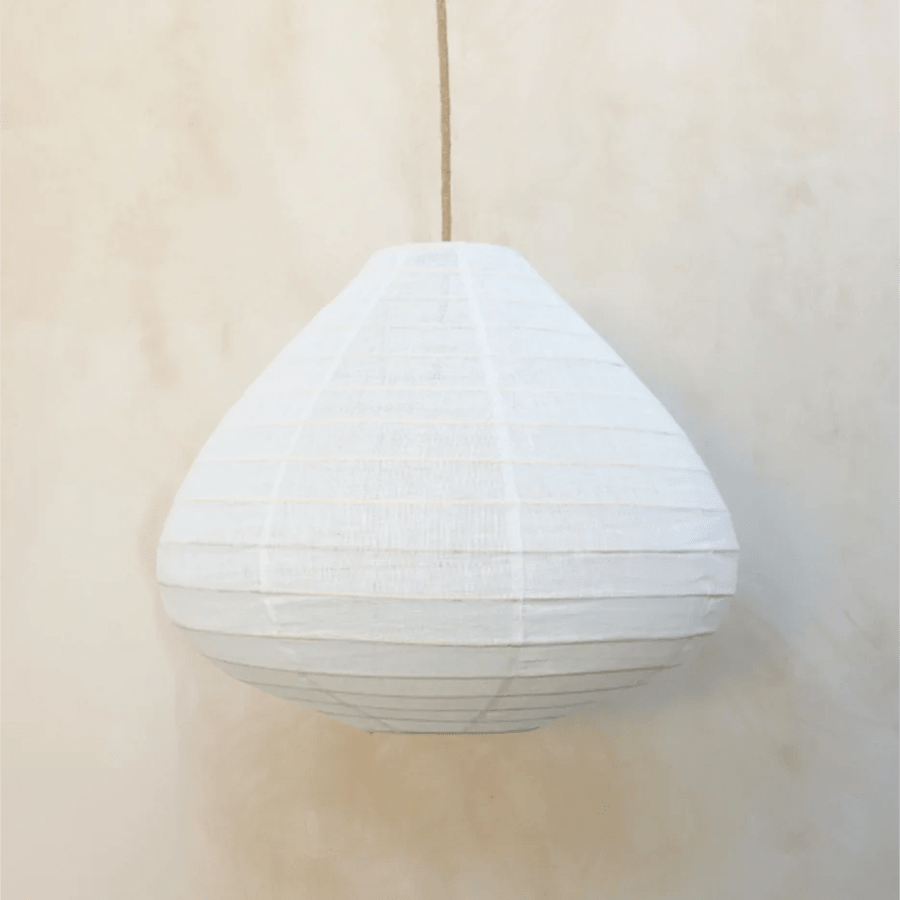 LOUIS NATURAL LINEN LIGHT SHADE 65CM - DYKE & DEAN
