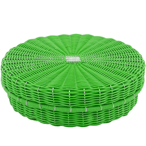 MEXICAN GREEN TORTILLA BASKET - DYKE & DEAN